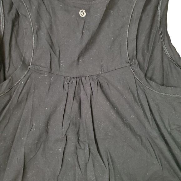 Soma Supima Cotton Modal Tank Top Soft Pleated Racerback Black sz 2X - Picture 2 of 5